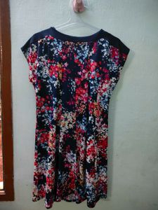Floral Print Short Dress