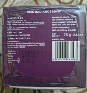 Foxtale Skin Radiance Mask