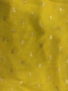 Beautiful Teal Kurta Set with Yellow Dupatta