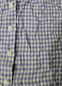 Cute Lavender Gingham Crop Shirt