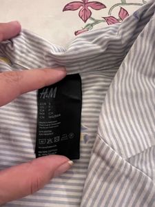 Cute Striped Lemon Pajama Top