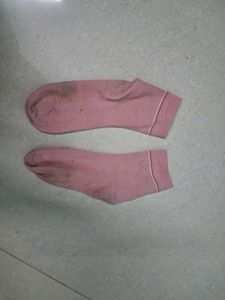 Pink Ankle Socks