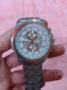 Stylish Silver Curren Watch for men