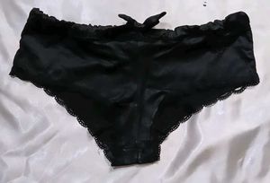 Black Satin panty