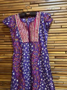 Floral Print Kurta