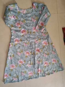 Floral Print Kurta 40 લંબાઈ