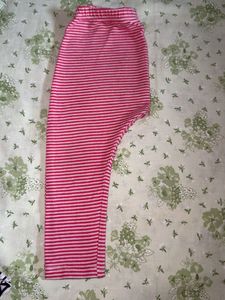 Cute pink Striped Pants