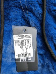 Blue Fuzzy Hoodie