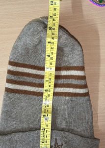 Cream Knit Beanie Hat 🍄‍🟫