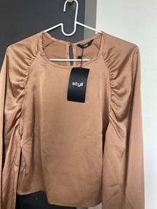 Stylish Brown Top - New with Tags!