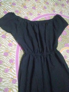 Chic Off-Shoulder Black Jumpsuit