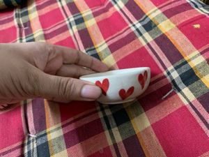 5 Ceramic Heart Showpiece