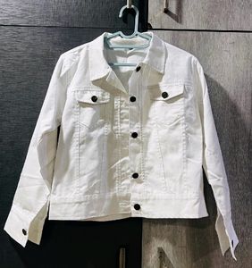 White Denim Jacket