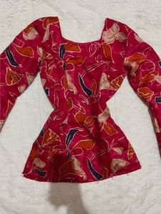 Pintrest y2k corset back short kurti