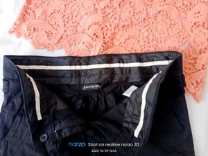 Peach Lace Top &amp; Shorts Set