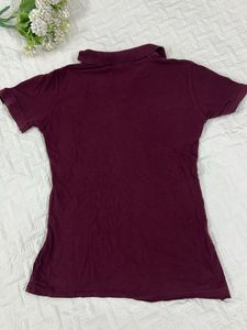 Maroon Polo T-Shirt