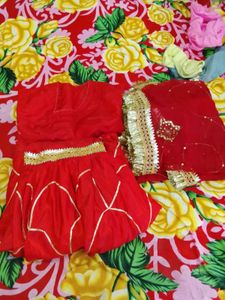 Vibrant Red garara Set