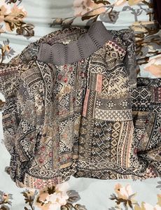 High Neck Beautiful Women Top