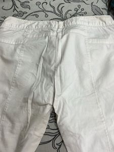 White Cargo Pants