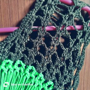 Boho Crochet Knit Top