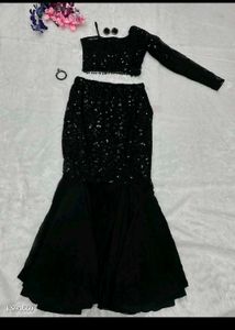 Black Embellished Lehenga Choli