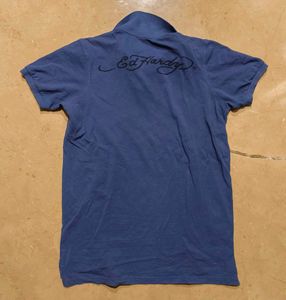 Ed Hardy "Love Kills" Graphic Polo Shirt