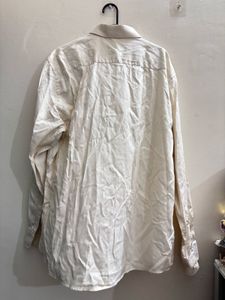 Men's White Band Collar Kurta
