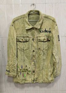 KASHENG Men’s Vintage Distressed denim