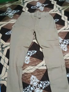 Women's Denim &amp; Beige Pants Set