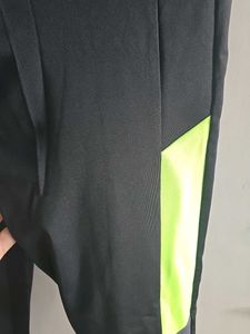 Gymwear Stylish Black &amp; Neon Track Pants