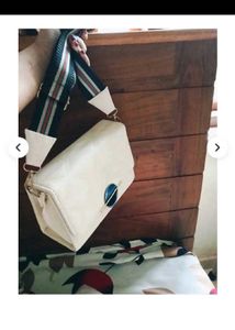 Quilted White Crossbody Bag