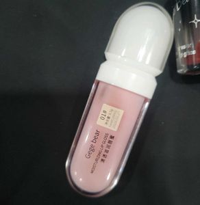 Gege Bear Lip Gloss &amp; Lipstick Set