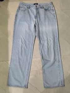 Light Wash Wide Leg Jeans