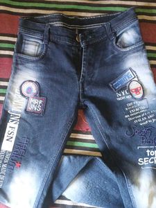 Stylish Men's Blue Denim Jeans