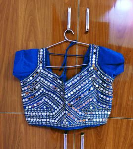 Embellished Silk Blouse