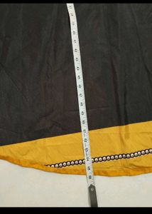 Coffee - Yellow Full Flair Gaun