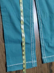 Sea green Denim Jeans