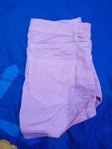Striped Pink Shorts