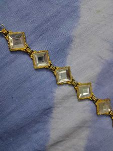 Elegant Gold &amp; Crystal Bracelet