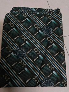 Unique Blue Geometric Pattern men's lungi