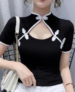 Black Korean/Chinese Top