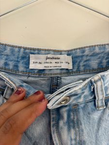Distressed Denim Shorts