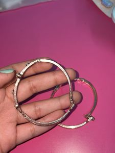 Sparkling Rose Gold Bracelet Set