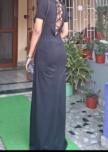 Elegant Black Maxi Dress