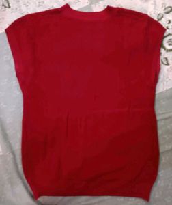 Red Knit Top 😍