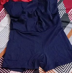 30 size Navy Blue Flared Mini Skort