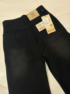 New Black Wide Leg Jeans