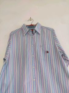 Tommy Hilfiger Striped Button-Up Shirt