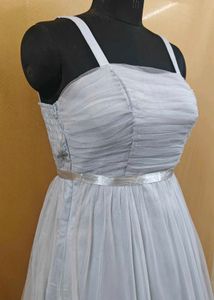 Elegant Tulle Midi Dress