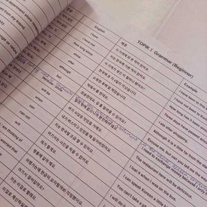 Korean TOPIK 1 AND 2 Materials